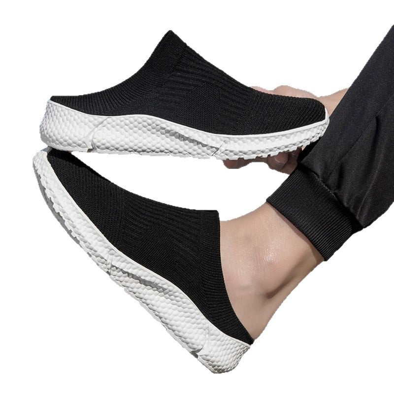 Pantofi sport pentru bărbați cu partea superioară din Flyknit mesh, respirabili și ușori