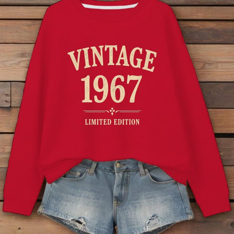 1967-es klasszikus — mintázatú limitált kiadású kapucnis pulóver