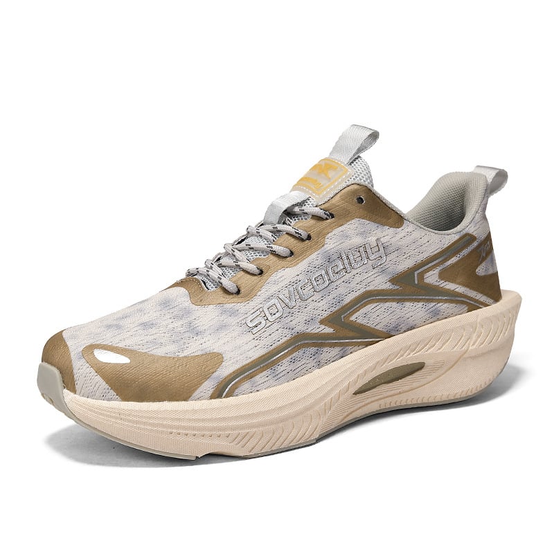 Pantofi de alergare ușori, respirabili, cu plasă, vară 2026, talpă ultraușoară din carbon popcorn, unisex pantofi sport casual