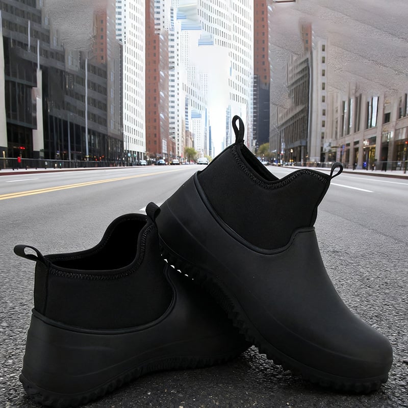 Fleece béléses szakács cipő férfiaknak, slip-on, őszi-téli 2024