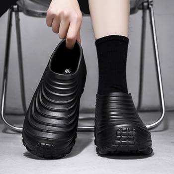 Tufeng pantofi EVA de înălțime medie — ușori, multifuncționali pentru bucătari, muncă și casual, talpă antiderapantă, durabili, cu înălțire, unisex, pentru toate sezoanele