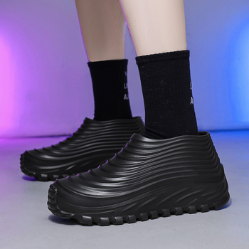 Tufeng pantofi EVA de înălțime medie — ușori, multifuncționali pentru bucătari, muncă și casual, talpă antiderapantă, durabili, cu înălțire, unisex, pentru toate sezoanele
