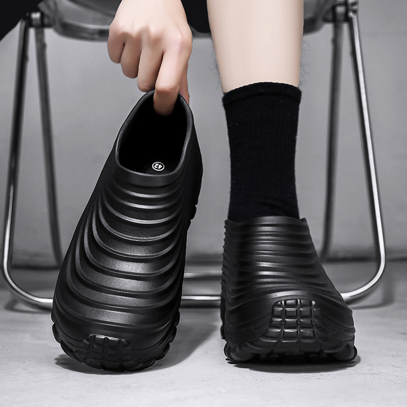 Tufeng pantofi EVA de înălțime medie — ușori, multifuncționali pentru bucătari, muncă și casual, talpă antiderapantă, durabili, cu înălțire, unisex, pentru toate sezoanele