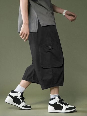 Pantaloni scurți de lucru în stil american pentru bărbați, vară 2025, subțiri, lejeri, croială dreaptă, model 3034