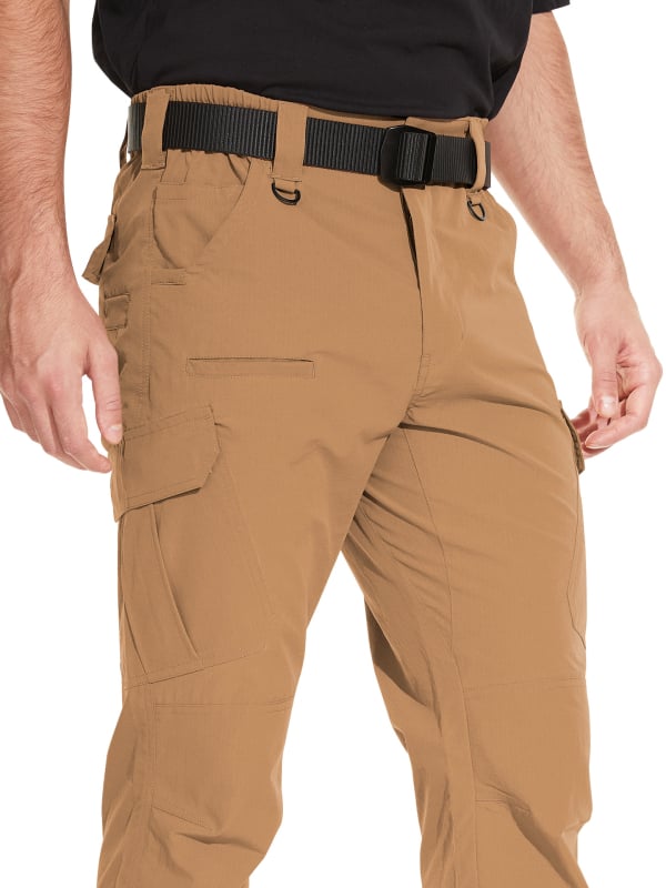 Pantaloni tactici pentru bărbați cu numeroase buzunare, pantaloni de lucru durabili, rezistenți la zgârieturi și rupere, pantaloni casual de lucru, în mărime mare