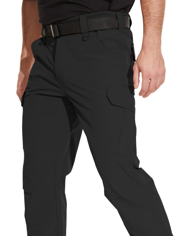 Pantaloni tactici pentru bărbați cu numeroase buzunare, pantaloni de lucru durabili, rezistenți la zgârieturi și rupere, pantaloni casual de lucru, în mărime mare