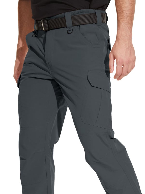 Pantaloni tactici pentru bărbați cu numeroase buzunare, pantaloni de lucru durabili, rezistenți la zgârieturi și rupere, pantaloni casual de lucru, în mărime mare