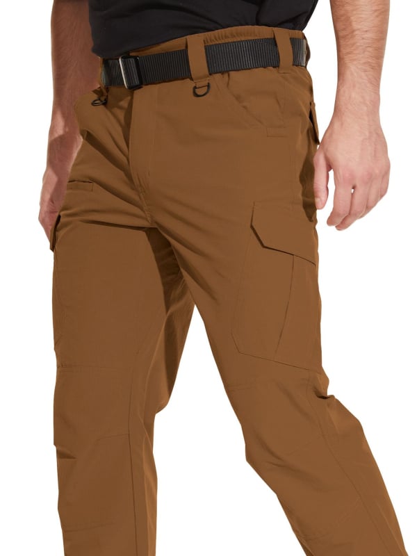 Pantaloni tactici pentru bărbați cu numeroase buzunare, pantaloni de lucru durabili, rezistenți la zgârieturi și rupere, pantaloni casual de lucru, în mărime mare