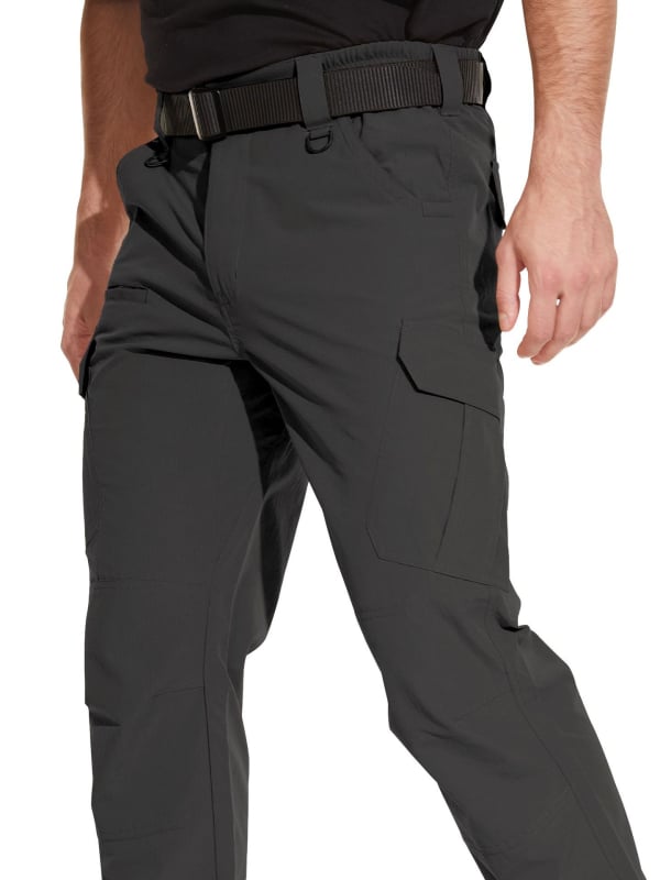 Pantaloni tactici pentru bărbați cu numeroase buzunare, pantaloni de lucru durabili, rezistenți la zgârieturi și rupere, pantaloni casual de lucru, în mărime mare