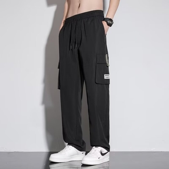 Pantaloni pentru bărbați de primăvară-vară, casual sport, croi drept, lungime cropped
