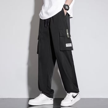 Pantaloni pentru bărbați de primăvară-vară, casual sport, croi drept, lungime cropped