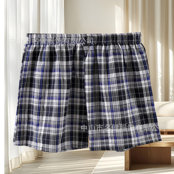 Pantaloni scurți de bumbac pentru bărbați – Pantaloni Aro, croială lejeră, pentru plajă și confort acasă, mărime mare