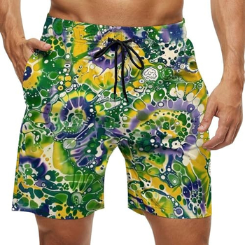 Muške ljetne šorceve za plažu s brzim sušenjem i 3D printom, ležerni sportski stil