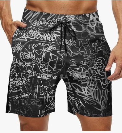 Muške ljetne šorceve za plažu s brzim sušenjem i 3D printom, ležerni sportski stil
