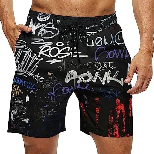 Muške ljetne šorceve za plažu s brzim sušenjem i 3D printom, ležerni sportski stil