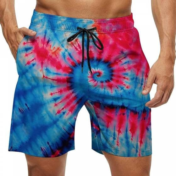 Muške ljetne šorceve za plažu s brzim sušenjem i 3D printom, ležerni sportski stil