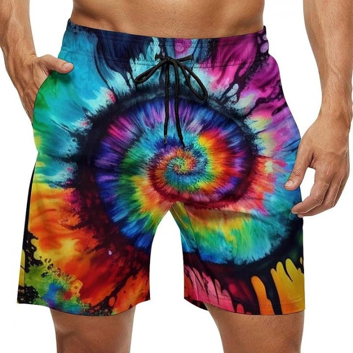 Muške ljetne šorceve za plažu s brzim sušenjem i 3D printom, ležerni sportski stil