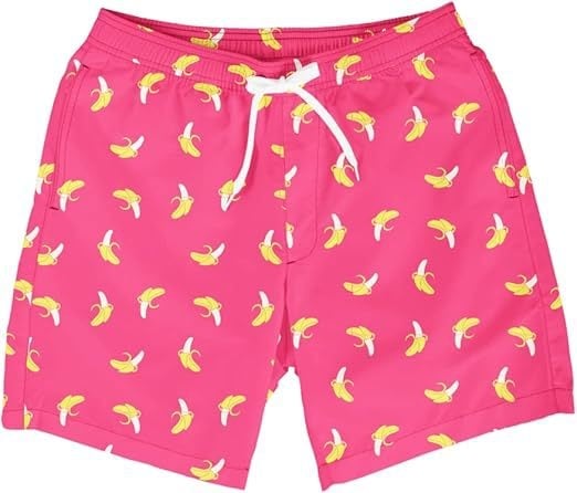 Șorturi de plajă pentru bărbați, uscare rapidă, 4 inch inseam, șorturi sport casual pentru înot cu căptușeală din plasă, poliester
