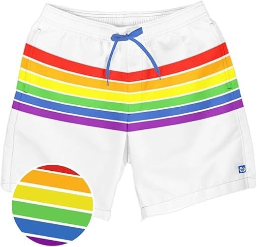 Șorturi de plajă pentru bărbați, uscare rapidă, 4 inch inseam, șorturi sport casual pentru înot cu căptușeală din plasă, poliester