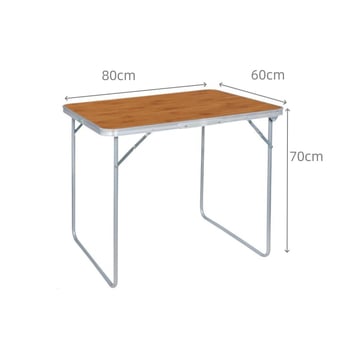 Rena sklopivi stol za vanjsku upotrebu, okvir od visokougljičnog čelika, dimenzije 80×60×70 cm