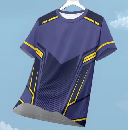 Tricou sport pentru bărbați cu uscare rapidă, mâneci scurte, pentru fitness, alergare și badminton – respirabil pentru vară