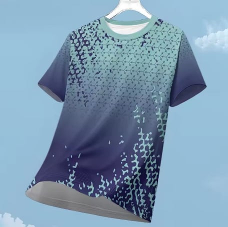 Tricou sport pentru bărbați cu uscare rapidă, mâneci scurte, pentru fitness, alergare și badminton – respirabil pentru vară