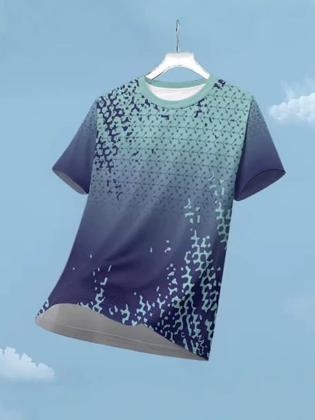 Tricou sport pentru bărbați cu uscare rapidă, mâneci scurte, pentru fitness, alergare și badminton – respirabil pentru vară