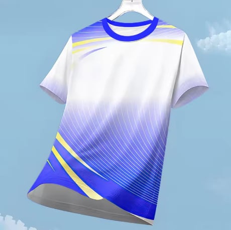Tricou sport pentru bărbați cu uscare rapidă, mâneci scurte, pentru fitness, alergare și badminton – respirabil pentru vară