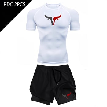 Tricou imprimat 2D pentru bărbați, vară, mâneci scurte, croială slim, uscare rapidă, imprimeu geometric pentru sport
