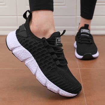 Adidași unisex Flyknit, plasă respirabilă, ușori, pentru alergare casual