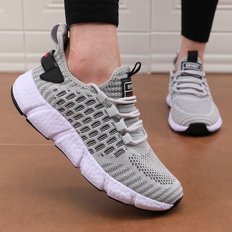 Adidași unisex Flyknit, plasă respirabilă, ușori, pentru alergare casual