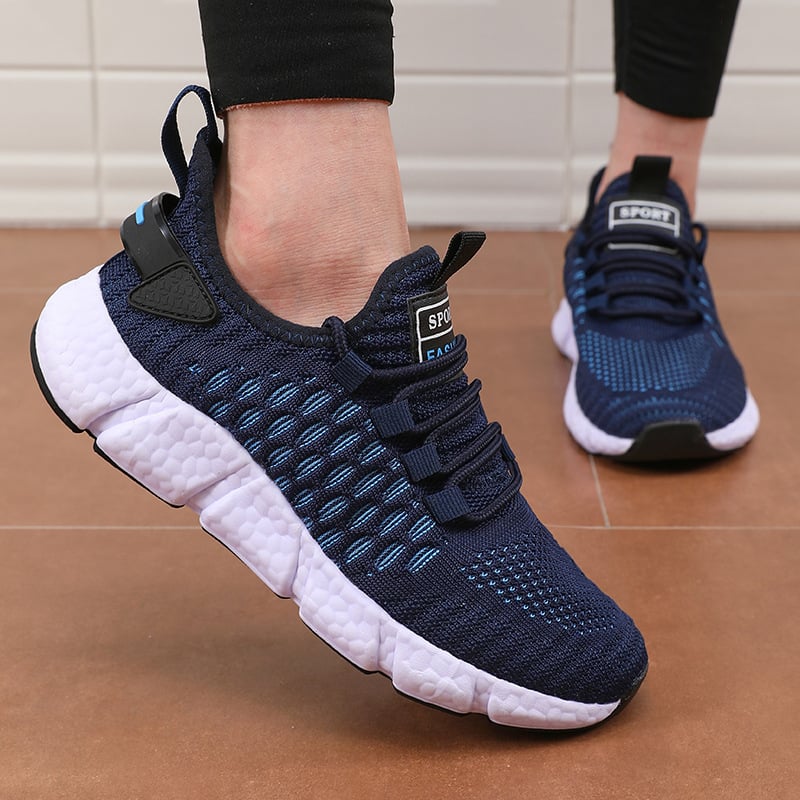 Adidași unisex Flyknit, plasă respirabilă, ușori, pentru alergare casual