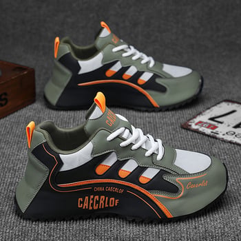 Férfi dad shoe stílusú sportcipő tavasszal-ősszel, kényelmes, tartós, alkalmi viselet