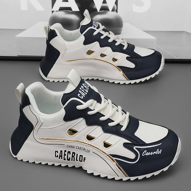 Férfi dad shoe stílusú sportcipő tavasszal-ősszel, kényelmes, tartós, alkalmi viselet