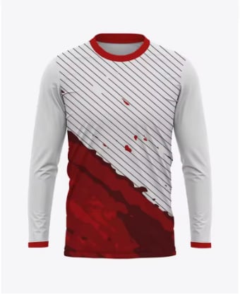 Férfi 3D-nyomtatott hosszú ujjú póló – gyorsan szárad, lélegző, edzőtermi és szabadtéri sportokra, tenisz és futás