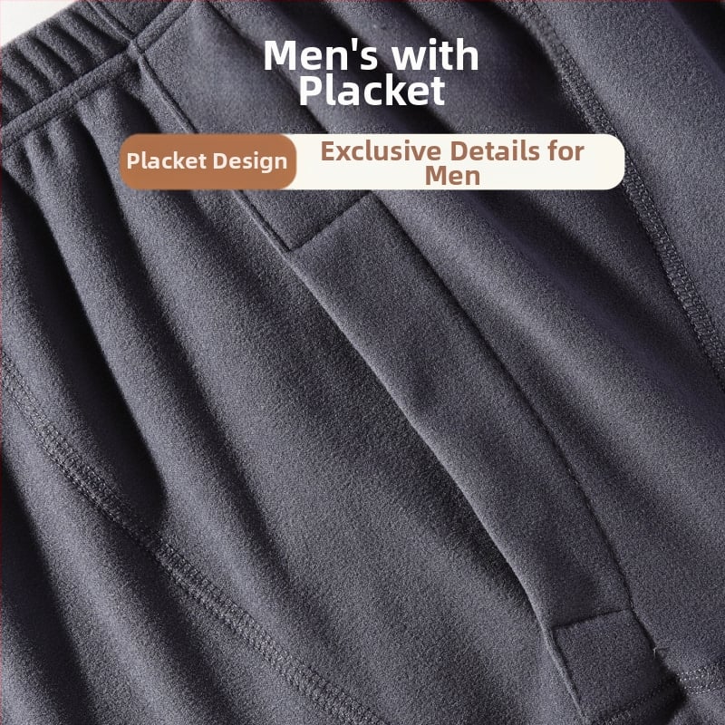 Set termic pentru bărbați, cu fleece pe ambele fețe, gros pentru iarnă, top cu mânecă lungă și pantaloni, fără cusături