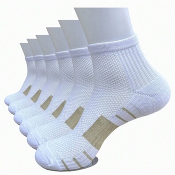 Șosete sportive cu talpă absorbantă, uscare rapidă, antiderapante, lungime medie, colorate; pentru alergare, ciclism, drumeții și baschet.