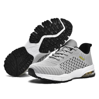 Férfi sportos-casual cipő, légpárnás talppal, Flyknit felsőrész, lélegző, könnyű, kopásálló, csúszásmentes