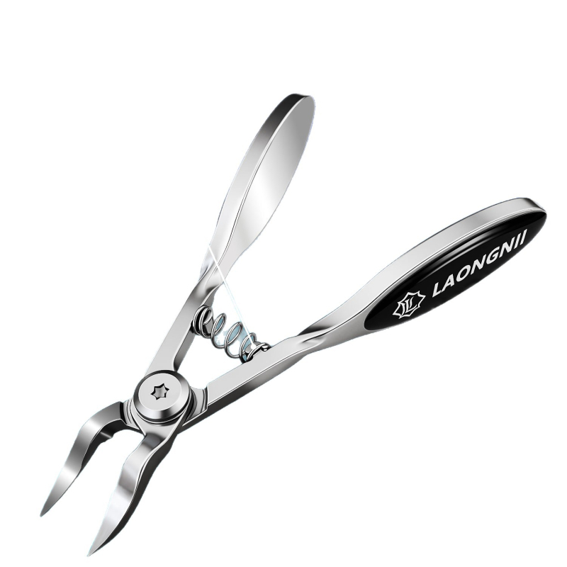 Clește pentru unghii din oțel inoxidabil, instrument de manichiură cu design îngroșat, foarfecă pentru cuticule și pilă de picioare