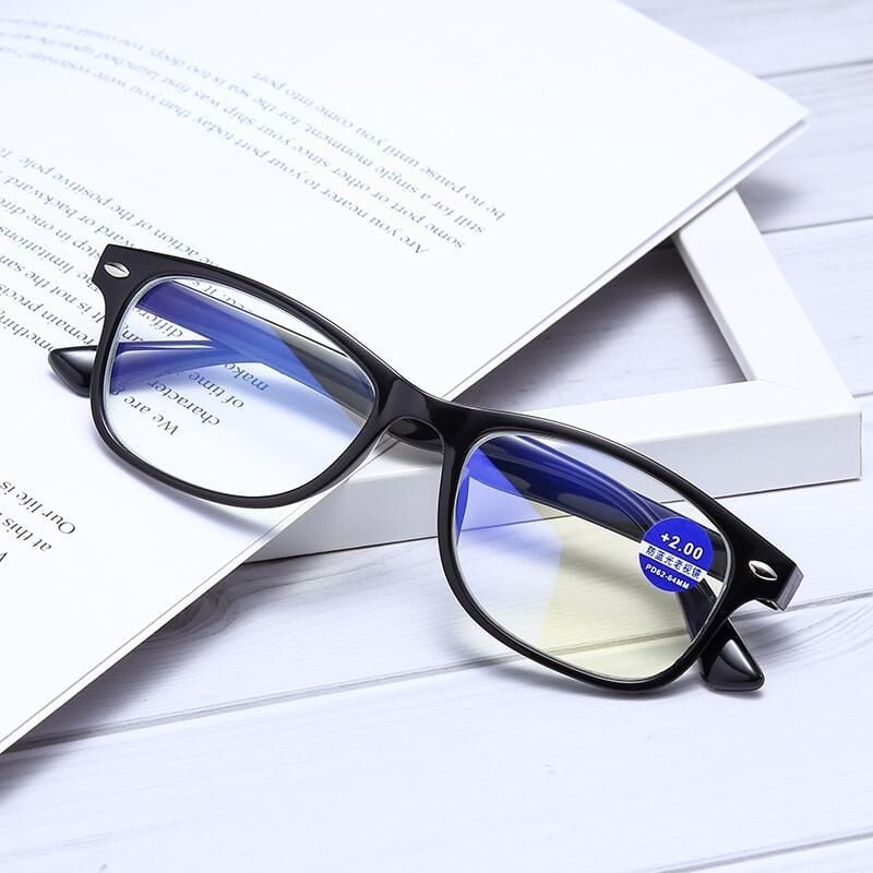Ochelari de citit ultra-ușori, lentile cu protecție împotriva luminii albastre, pentru vedere la distanță și aproape, design minimalist și elegant, multifuncționali și rezistenți la căderi.