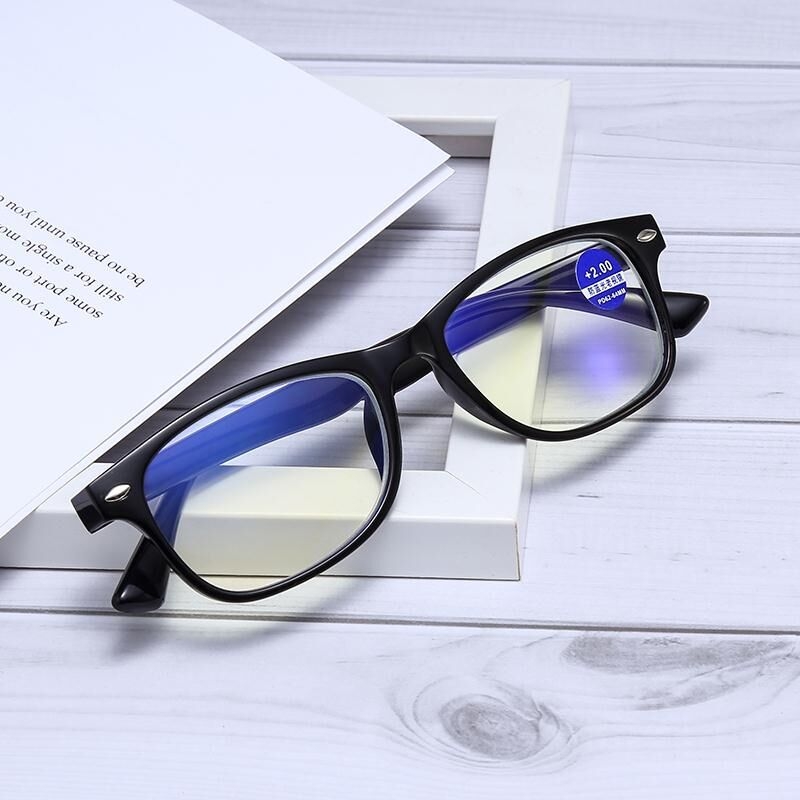 Ochelari de citit ultra-ușori, lentile cu protecție împotriva luminii albastre, pentru vedere la distanță și aproape, design minimalist și elegant, multifuncționali și rezistenți la căderi.