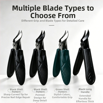 Clește de unghii ultra-ascuțit, cu protecție anti-stropire, conceput pentru canalele unghiilor, design cioc de vultur, vârfuri înclinate, potrivit pentru unghii groase și dure