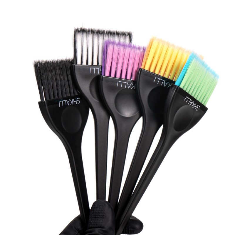 Pensulă pentru vopsit părul, cu peri moi, pentru stilisti – instrument profesional de colorare