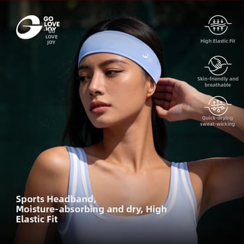 Gaolejie sportska traka za kosu, unisex, upija znoj, brzo se suši, za trčanje, jogu i tenis, visoka elastičnost