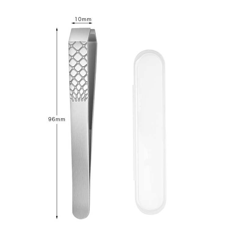 Pensetă cu deschidere de 1 cm pentru smulgerea părului, pentru barbă, sprâncene și fire albe, instrument manual de îngrijire pentru bărbați