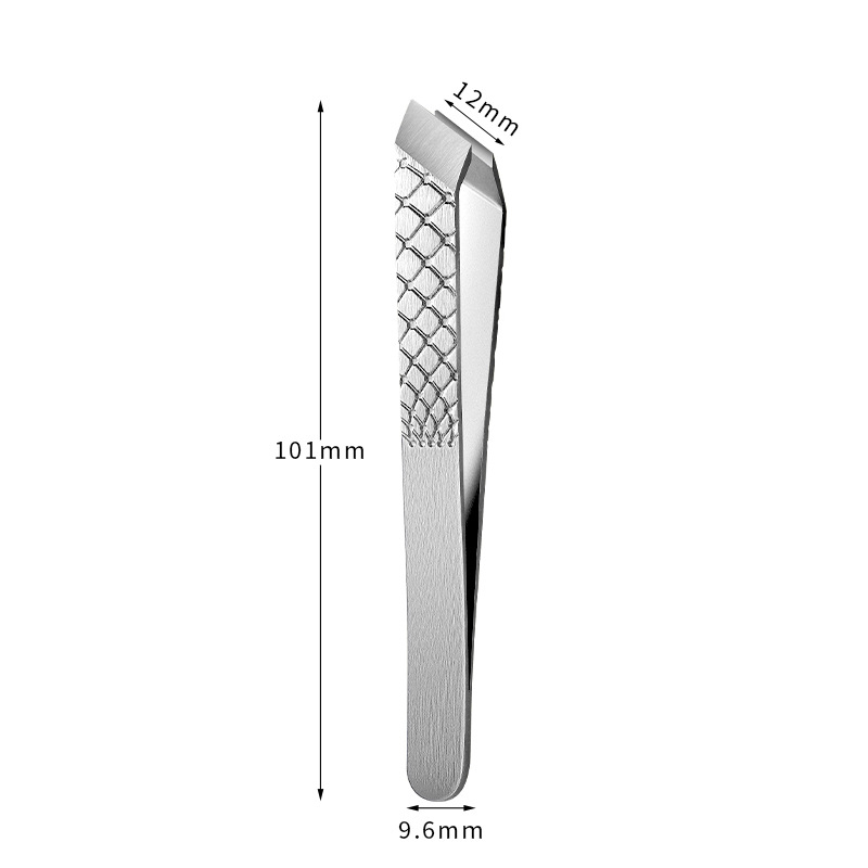 Pensetă cu deschidere de 1 cm pentru smulgerea părului, pentru barbă, sprâncene și fire albe, instrument manual de îngrijire pentru bărbați