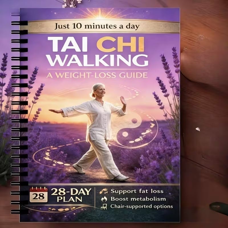 Sprievodca chudnutím Tai Chi chôdzou: 28-dňový plán s možnosťou podpory stoličkou, spirálový zošit