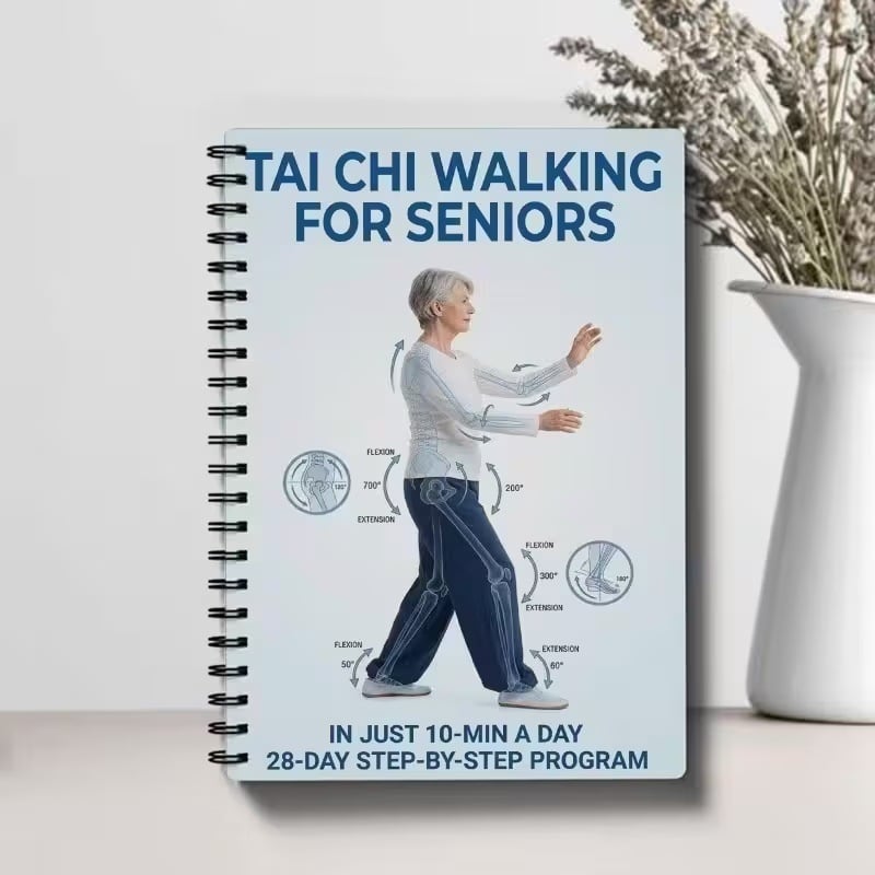 Sprievodca chudnutím Tai Chi chôdzou: 28-dňový plán s možnosťou podpory stoličkou, spirálový zošit