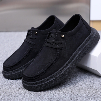 Férfiaknak készült vászoncipő Old Beijing stílusban, mindennapi viselet, slip-on, könnyű és kényelmes