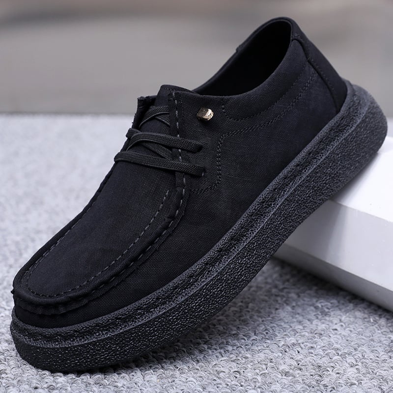 Férfiaknak készült vászoncipő Old Beijing stílusban, mindennapi viselet, slip-on, könnyű és kényelmes